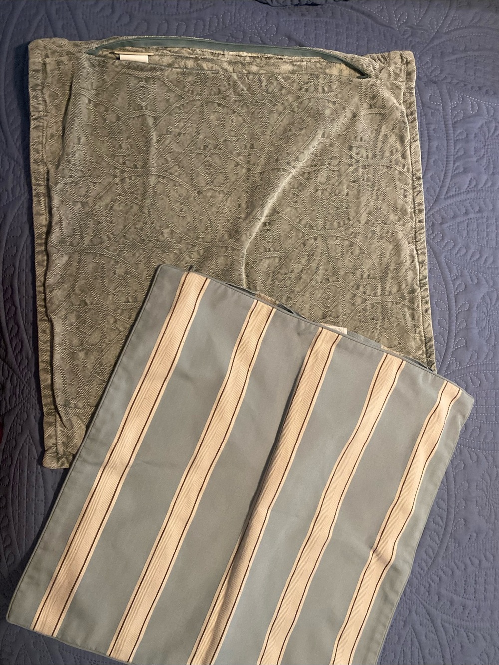 Two pillow
covers